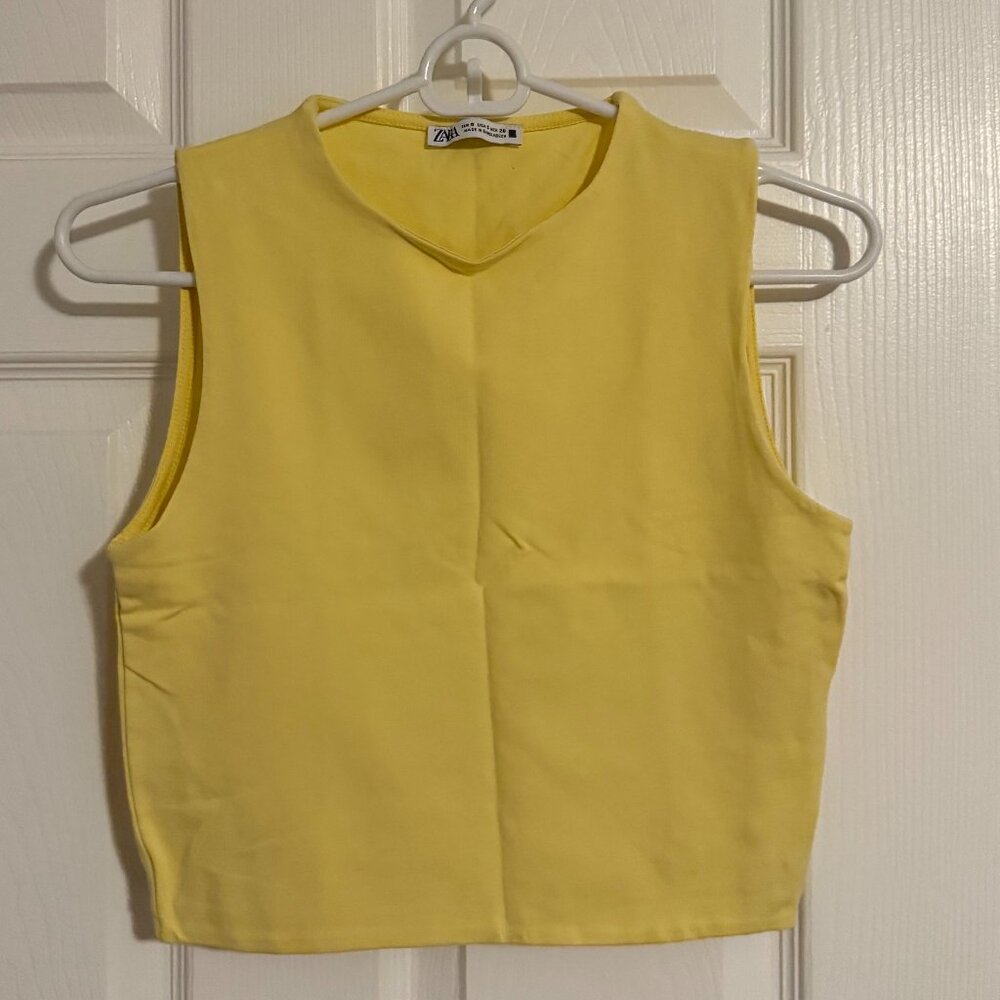 Zara Yellow Tank Top